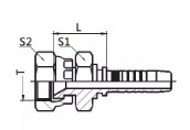 Đầu nối Komatsu - Liên xô lõm