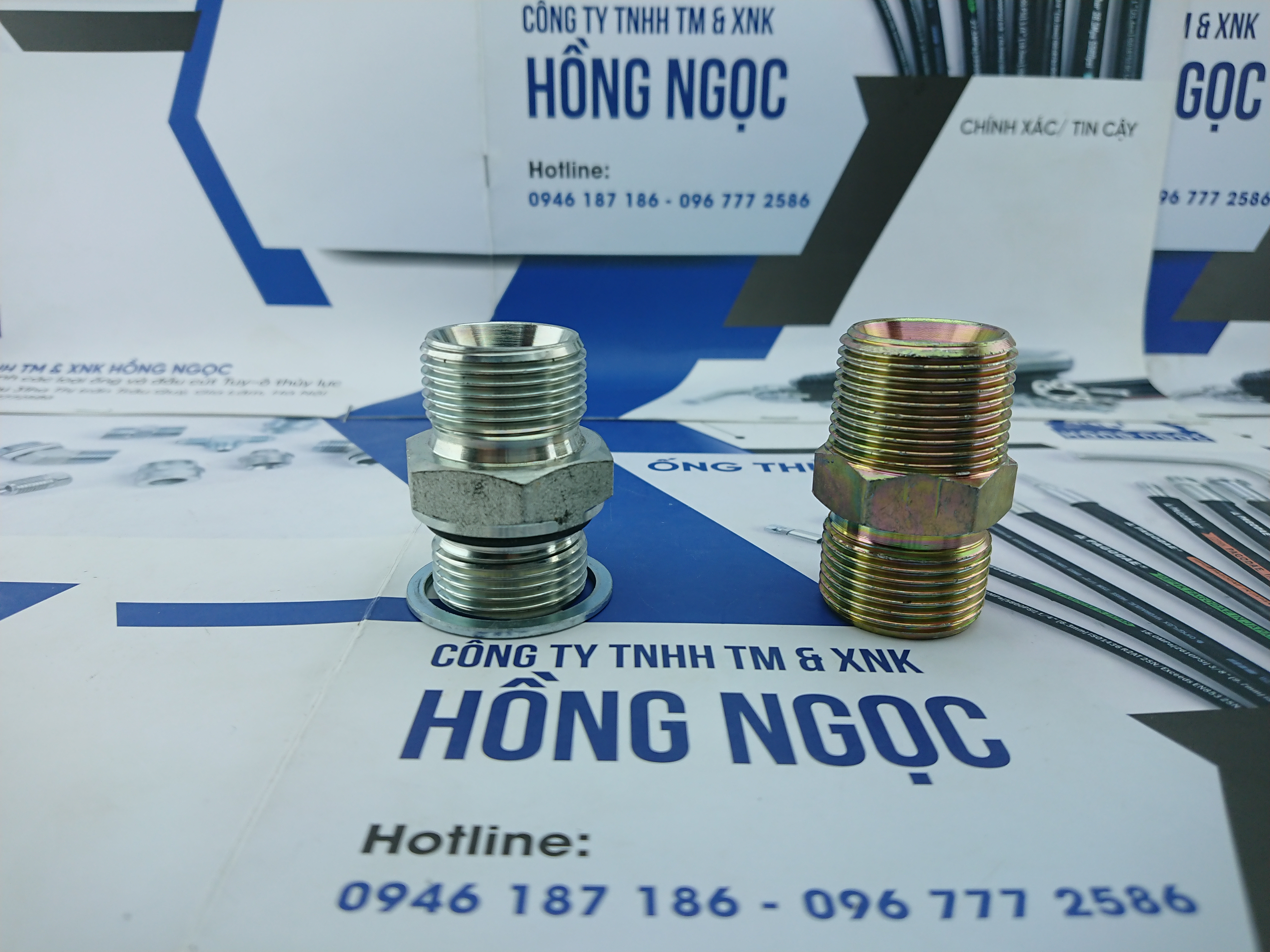 Co Nối Thủy Lực Ren BSP Ren Anh