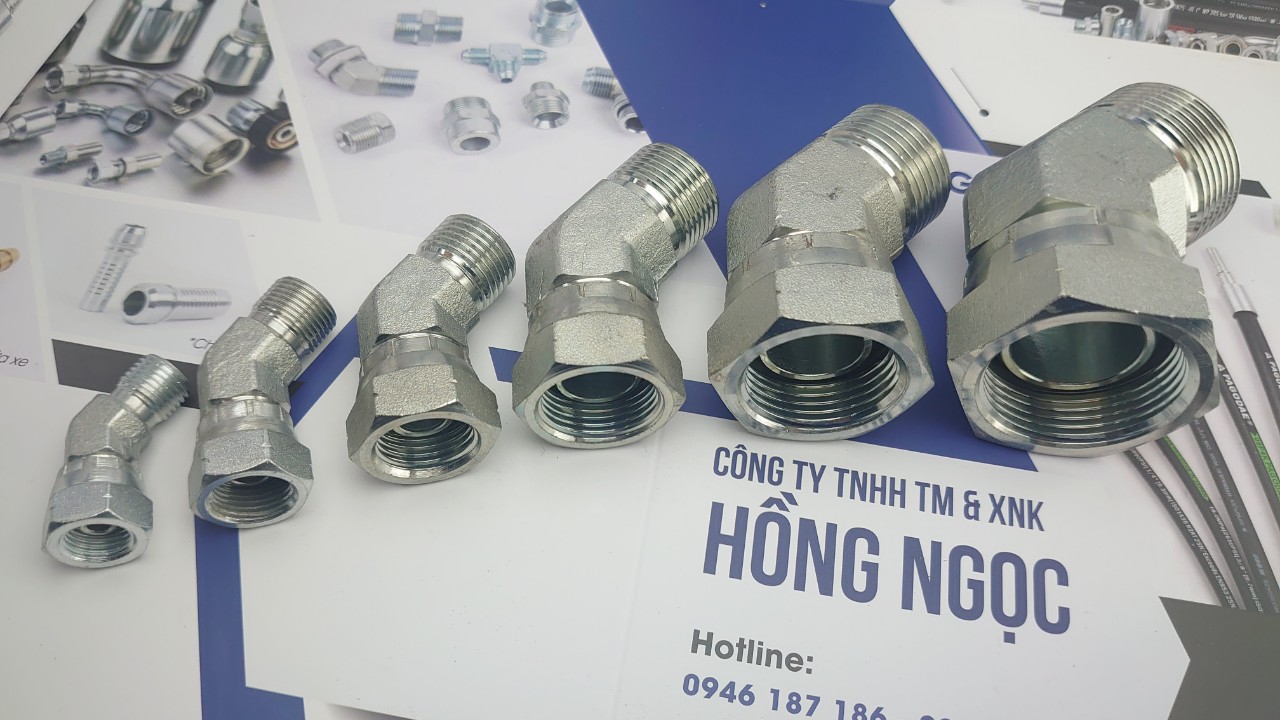 Đầu Nối Sống Chết Chếch 45 Độ