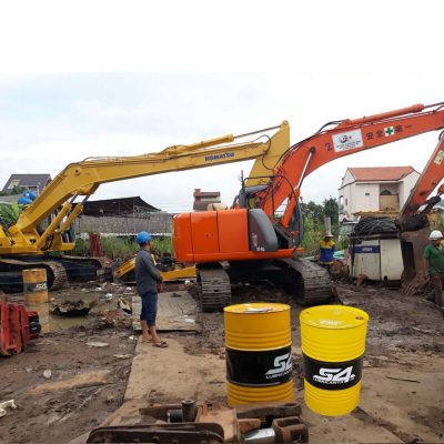 dầu thuỷ lực cho máy xúc