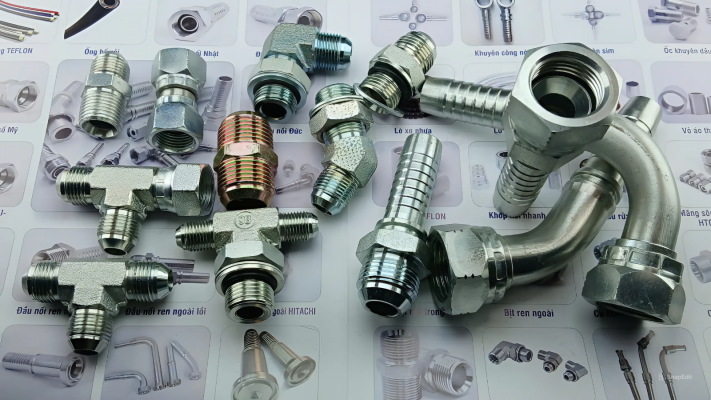 Đầu nối thuỷ lực Mỹ - Ren JIC 37°