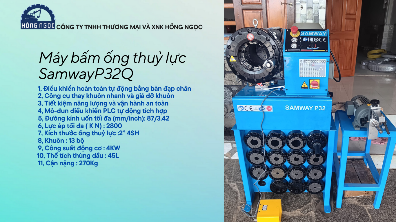 Hướng dẫn bấm ống thủy lực