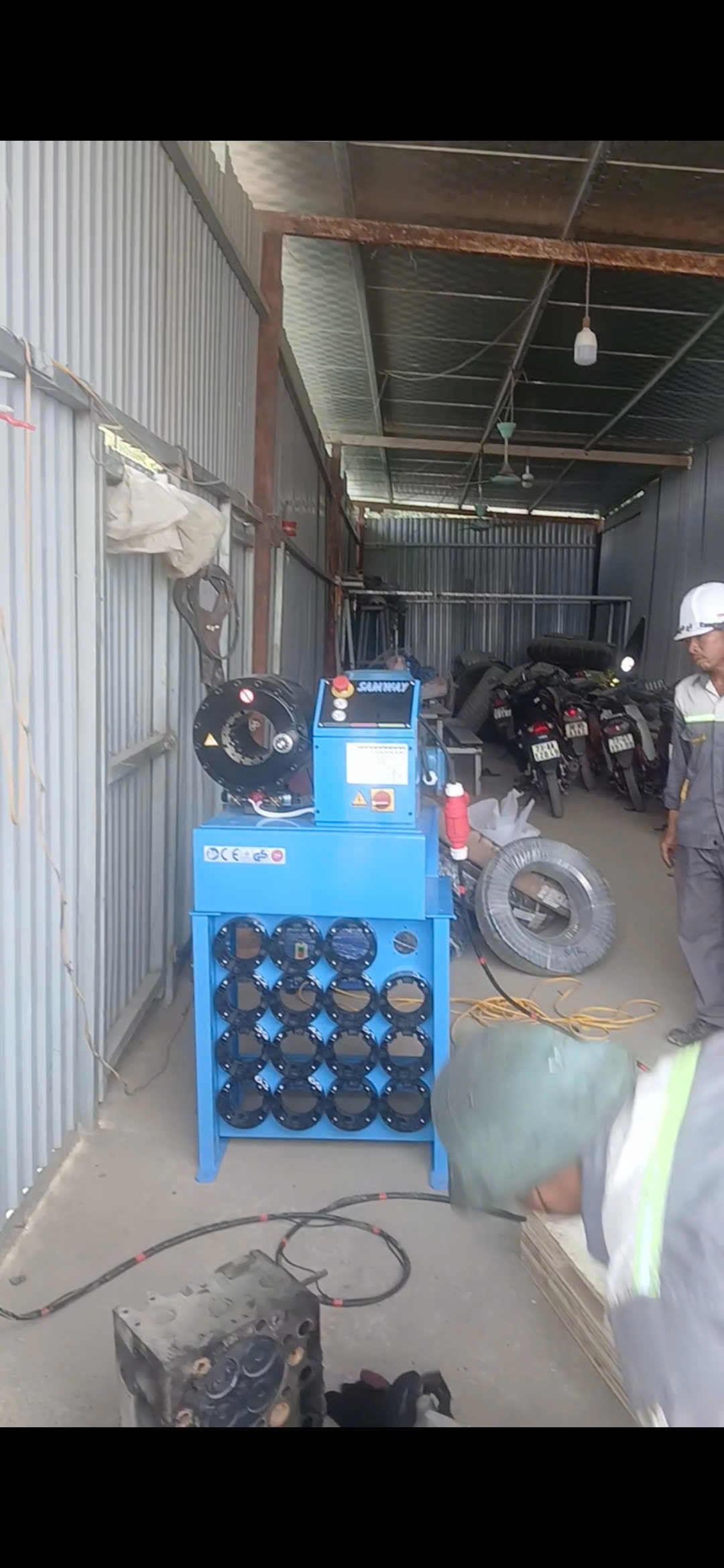 Lắp Đặt Máy Bấm Ống Thủy Lực Tại Nghệ An