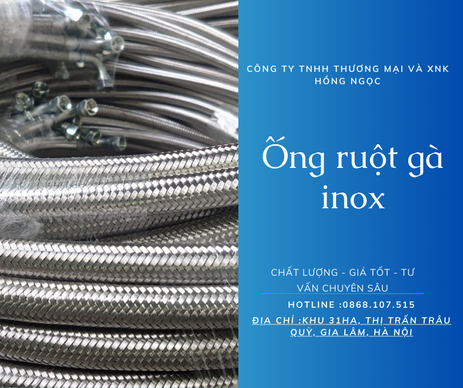Gia công ống mềm inox, ống ruột gà tại Bắc Ninh